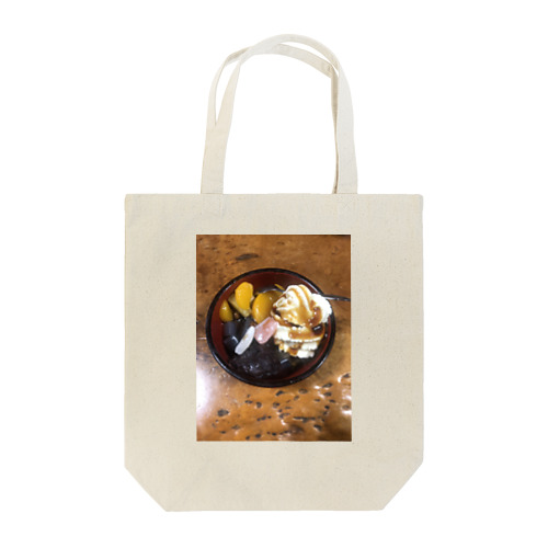 蕎麦屋のクリームあんみつ Tote Bag