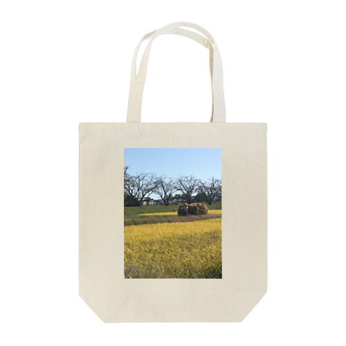 稲刈り Tote Bag