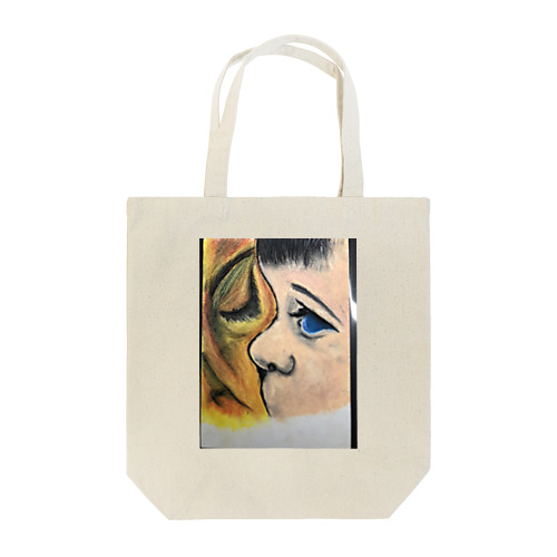 mother and son Tote Bag