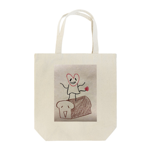 N.Rチャイルド　ハートちゃんと食パンくん Tote Bag