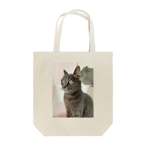 猫に告げ口するネズミがいる Tote Bag