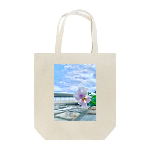 青空とご機嫌な花 Tote Bag