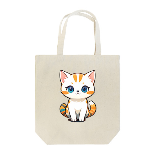 ふんわり癒しのモフモフ猫 Tote Bag