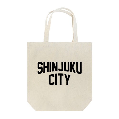 新宿区 SHINJUKU CITY ロゴブラック トートバッグ