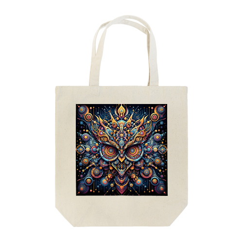 フクロウさんのメルヘン絵本🦉サイケデリックタリスマン Tote Bag