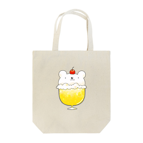 しろくまのクリームソーダ　レモン味 Tote Bag