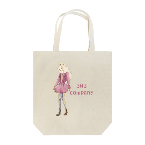 水彩画のファッションデザイン画の女の子2 Tote Bag