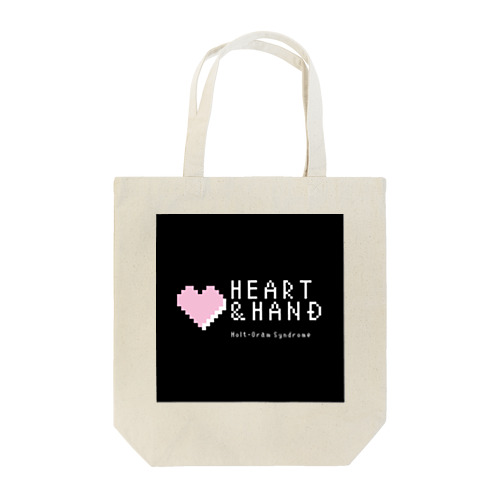 Heart & Hand オリジナルブラック商品 Tote Bag