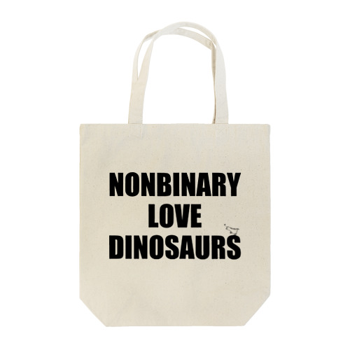 NONBINARY LOVE DINOSAURS Tote Bag