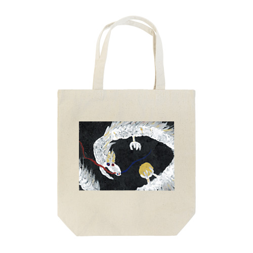 オッドアイドラゴン Tote Bag