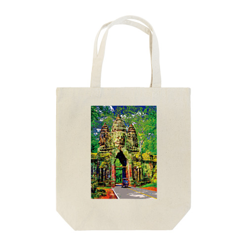 カンボジア アンコール・トムの北大門 Tote Bag