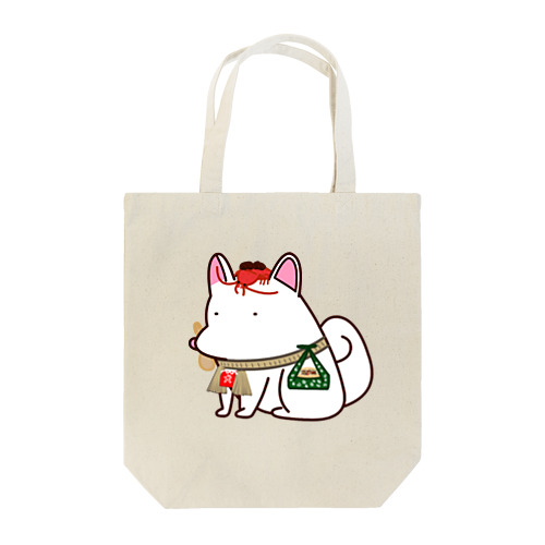 お伊勢参りに辿り着けないおかげ犬さん  Tote Bag