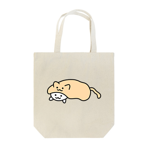 ネコ、かぶってます。（文字なし） Tote Bag