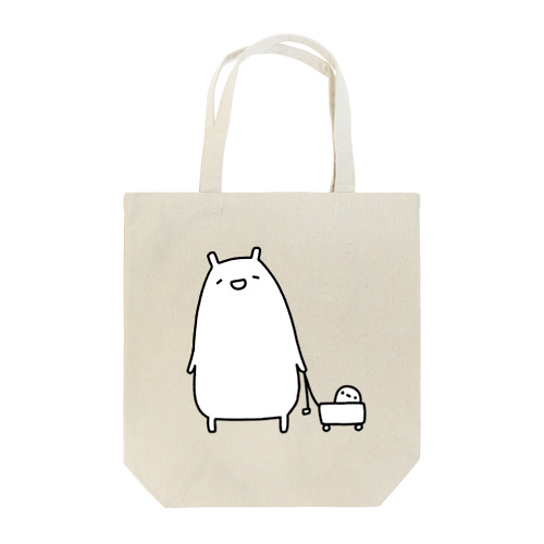 お散歩をするかわいいねこ Tote Bag