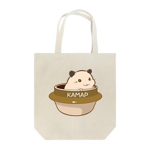 【KAMAP】釜タク乗りのキンクマくん トートバッグ