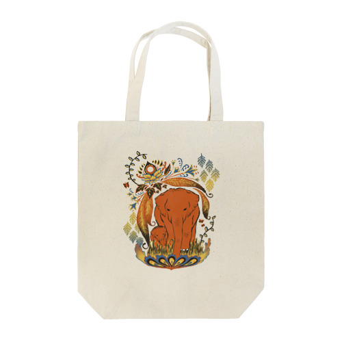 ゾウの親子🐘 Tote Bag