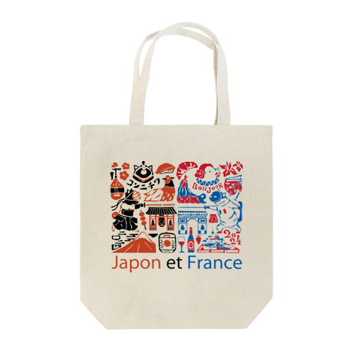 Japon et France Tote Bag
