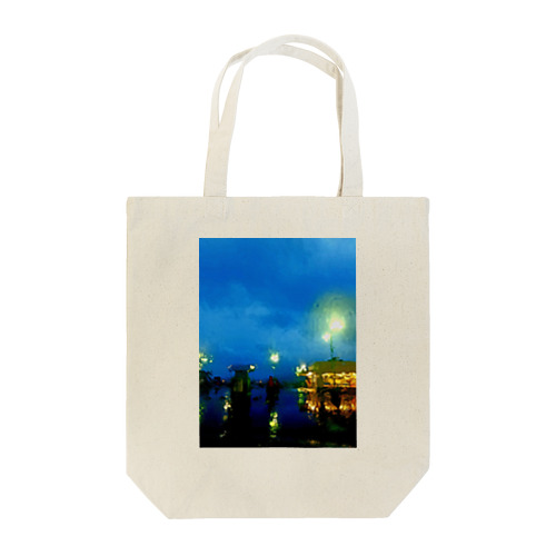 夜景(青) Tote Bag