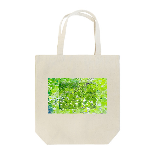 森のエメラルド3 横長バージョン Tote Bag