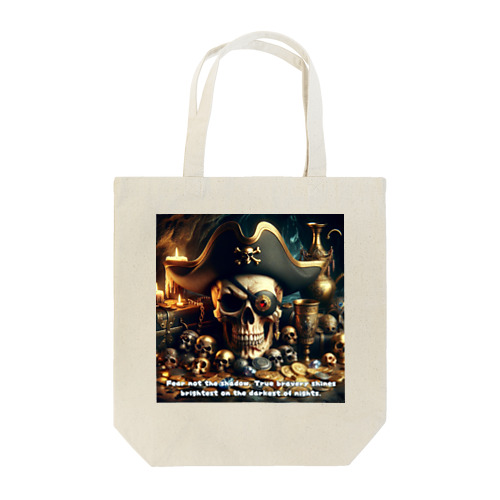 Shadowed Treasures: The Pirate's Legacy Tote Bag