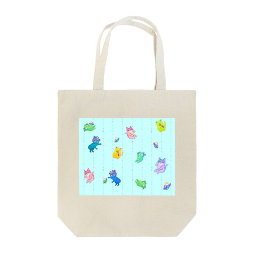 トリねこパーティー Tote Bag