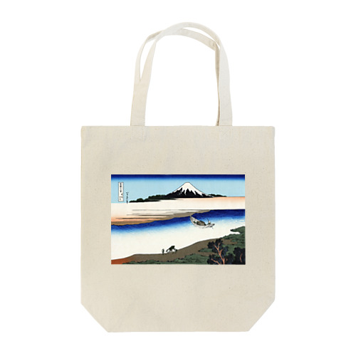 Fujiyama ukiyoe 葛飾北斎_冨嶽　武州玉川 Tote Bag