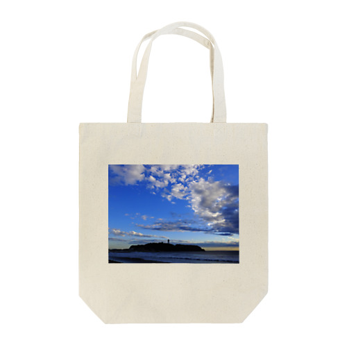 青い江の島 Tote Bag