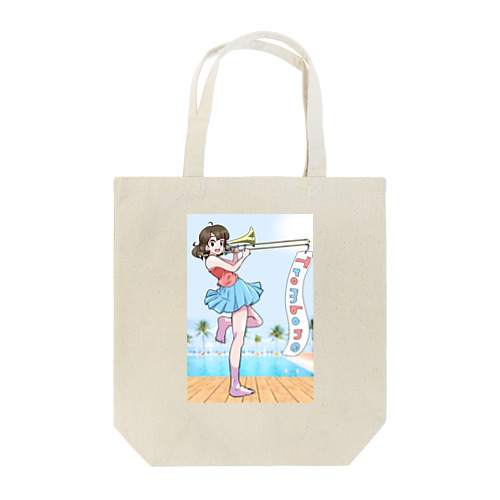 トロンボーンのイラスト Tote Bag