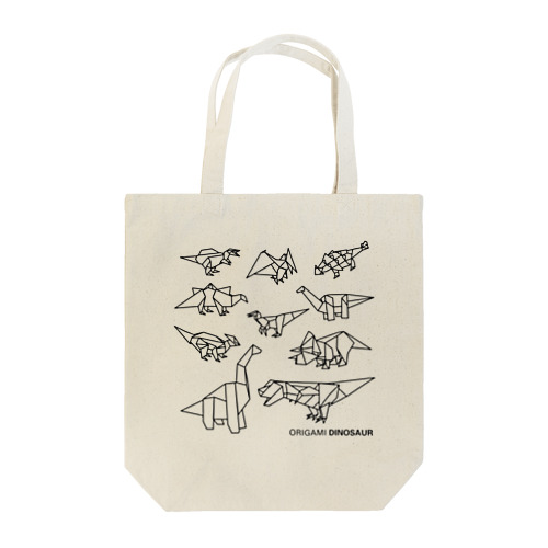 ORIGAMI DINOSAUR Tote Bag