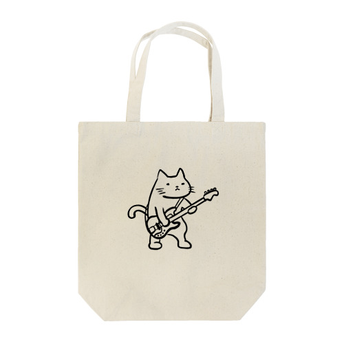 Bass_Cat Tote Bag