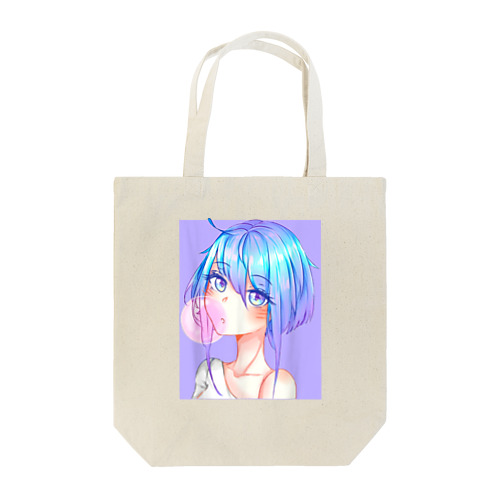 バブルガムを噛むアニメガール 日本の美学 アニメオタク Tote Bag