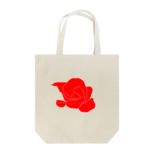 赤いバラのイラスト Tote Bag
