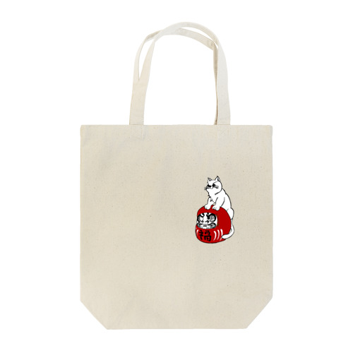 ネコとダルマ Tote Bag