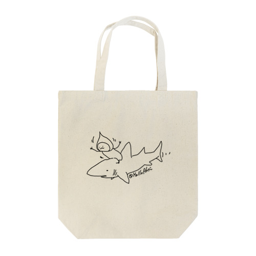 Hello, Ahti さめ Tote Bag