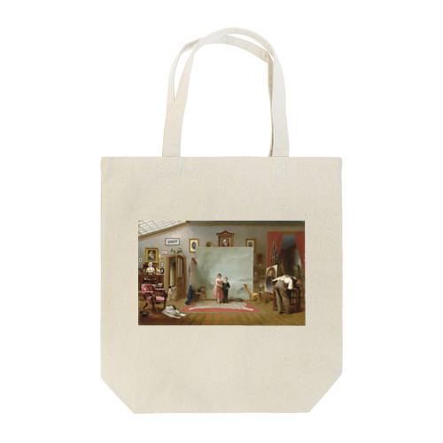 トーマス・ル・クリア 《肖像画のある室内》 Tote Bag