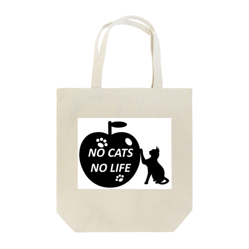 NO CATS NO LIFE Tote Bag