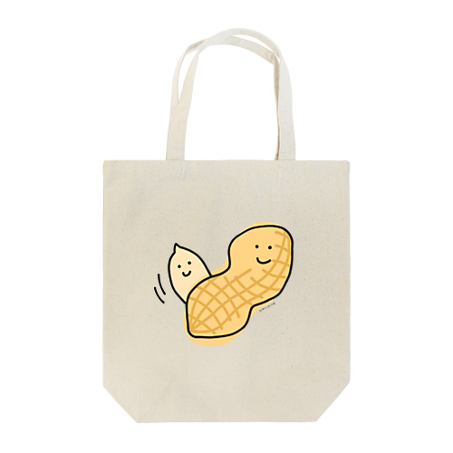 ゆるにこラッカセイ Tote Bag