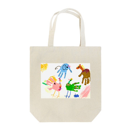 おててのどうぶつえん Tote Bag