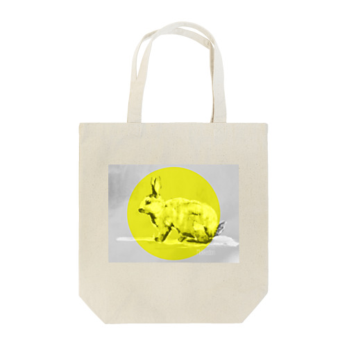 うさぎ黄色 Tote Bag