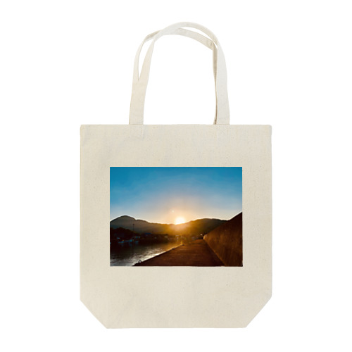 海辺の夕日 Tote Bag