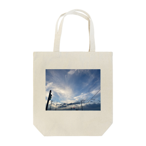 空と信号 Tote Bag