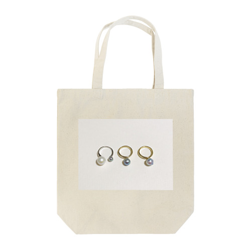 mikyacraft baroque pearl rings Tote Bag