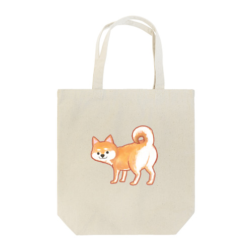 カワイイ顔してイヤミを言う柴犬（セリフ無し） Tote Bag