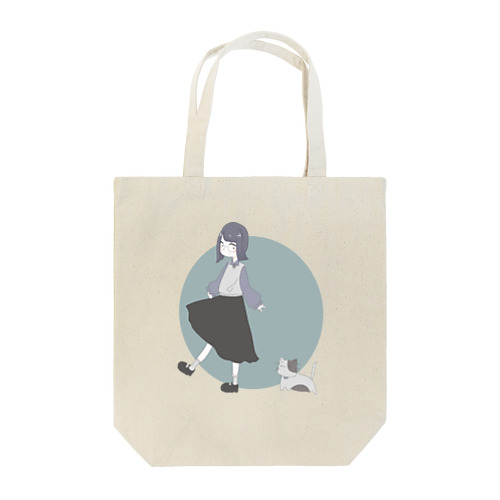 青 Tote Bag