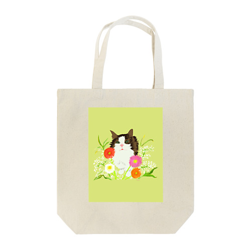 Cat garden Tote Bag