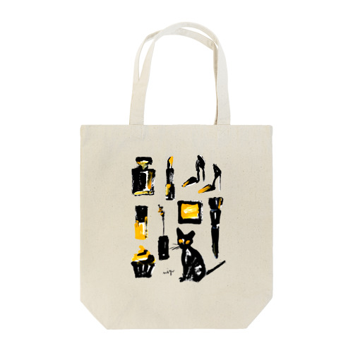 BLACK & YELLOW Tote Bag