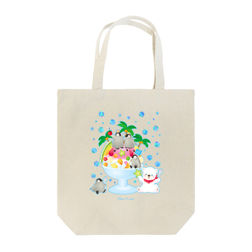 ペンギンかき氷エコバッグ Tote Bag