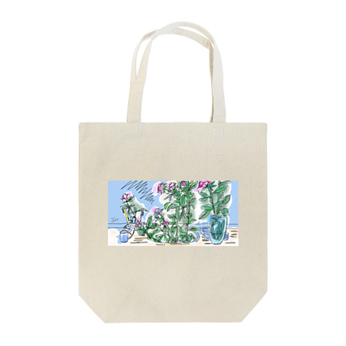 ばらのある洗面台 Tote Bag