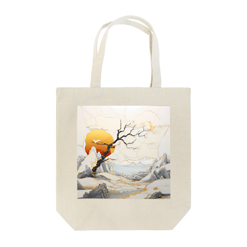 金継ぎ；木 Tote Bag