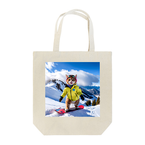 スノボ猫 Tote Bag